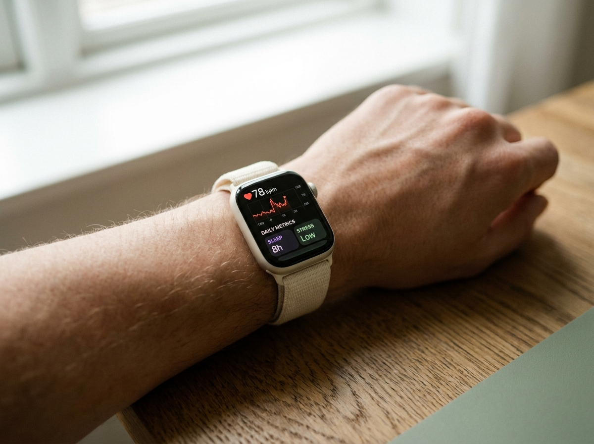 Smartwatch with health data